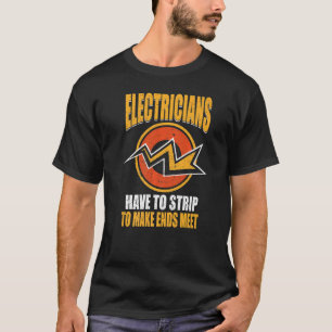 Camiseta Elétricos Fingem Fim Para Encontrar Eletricidade