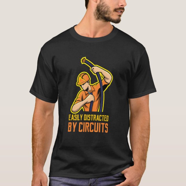 Camiseta Eletro-Worker — Voltagem Elétrica (Frente)