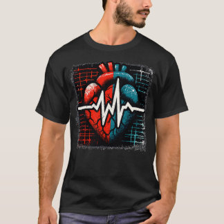 Camiseta Eletrocardiograma do coração