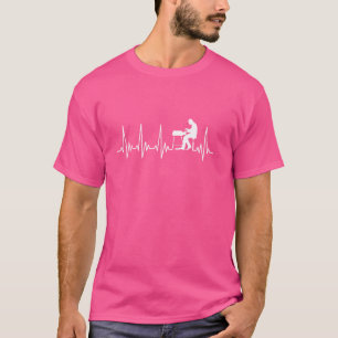 Camiseta Elétron de pulsação por batimento de orgão elétric