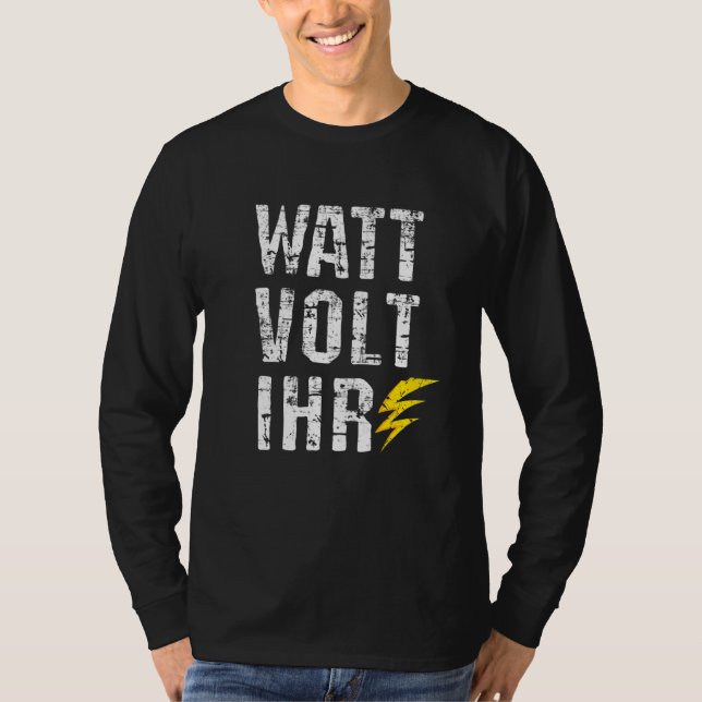 Camiseta Eletrônicos Artesãos Eletrônicos Resistor Watt Vo (Frente)