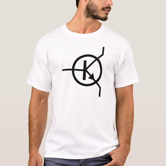 Camiseta eletrônicos do transistor (Frente)