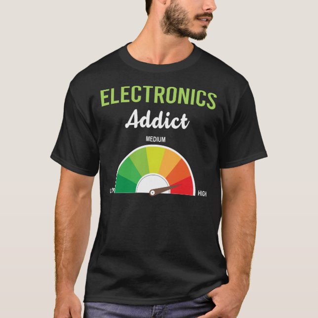 Camiseta Eletrônicos do vício (Frente)