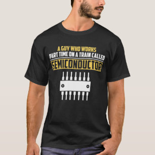 Camiseta Eletrônicos elétricos engraçados Engenheiro Sarcas