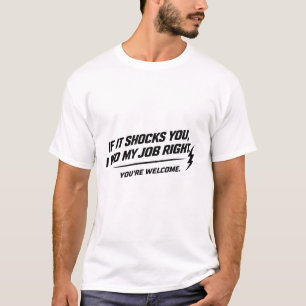 Camiseta Elettricistas Não Cometem Erros Orgulhosamente Esc
