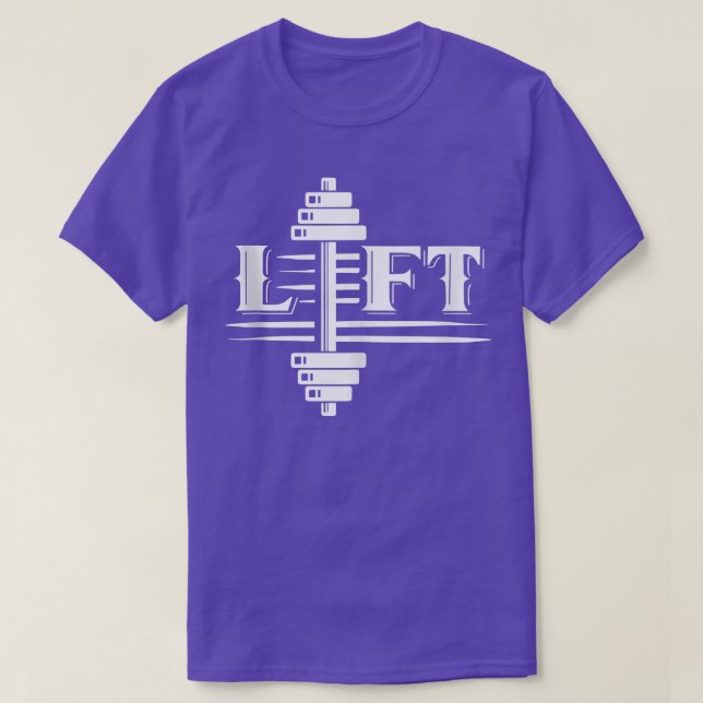Camiseta Elevação da Ponta Elevação do Gym (Frente do Design)