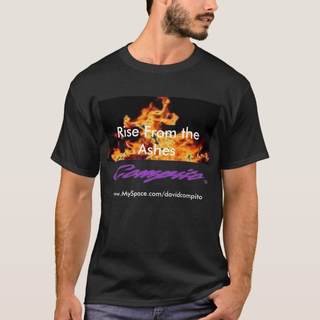 Camiseta Elevação das cinzas - personalizadas (Frente)