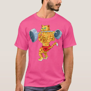 Camiseta Elevação de peso Barbell Funny Workout Gym Weightl