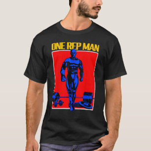 Camiseta Elevação de Peso do Homem-Representante