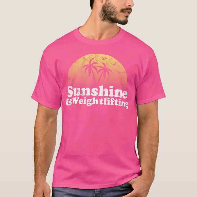 Camiseta Elevação de peso Sunshine e Weleving (Frente)