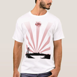 Camiseta Elevação de Sun na cidade