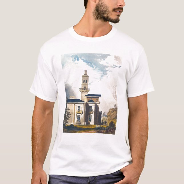Camiseta Elevação de um alojamento italiano da casa de (Frente)