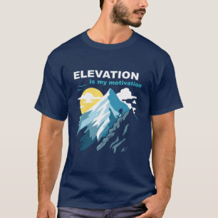 Camiseta Elevação é o meu movimento de motivação