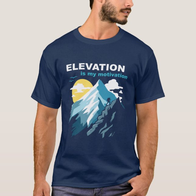 Camiseta Elevação é o meu movimento de motivação (Frente)