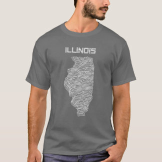 Camiseta Elevações Desconhecidas de Illinois
