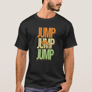 Camiseta Elevada Jump Retro Alta Faixa De Jumper E Campo Al