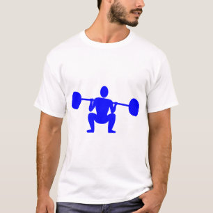 Camiseta Elevador de peso 01 - azul