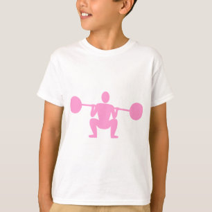 Camiseta Elevador de peso 01 - rosa
