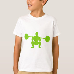 Camiseta Elevador de peso 01 - verde de Marciano