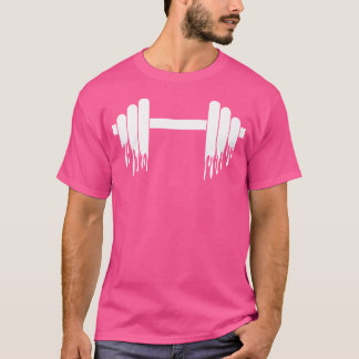 Camiseta Elevador de peso Barbell Weightlifter Resistência 
