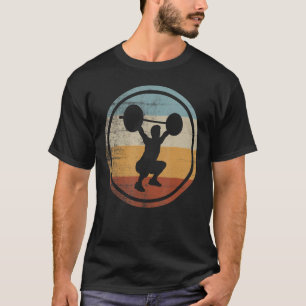 Camiseta Elevador de Peso da Vintagem Retroativa Elevador d