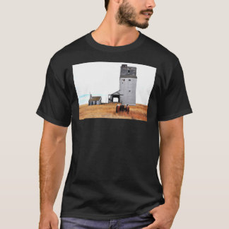 Camiseta Elevador E Trator De Grãos Antigos