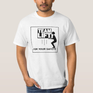 Camiseta elevador novo da equipe