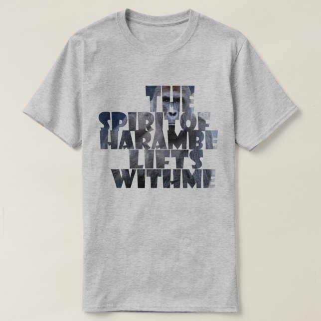 Camiseta Elevadores de Harambe comigo (Frente do Design)