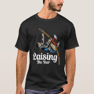 Camiseta Elevando O Bar Do Jumper Do Cofre De Polos, Pole V