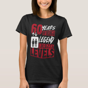 Camiseta Elevator Mechanic Birthday 60 Anos