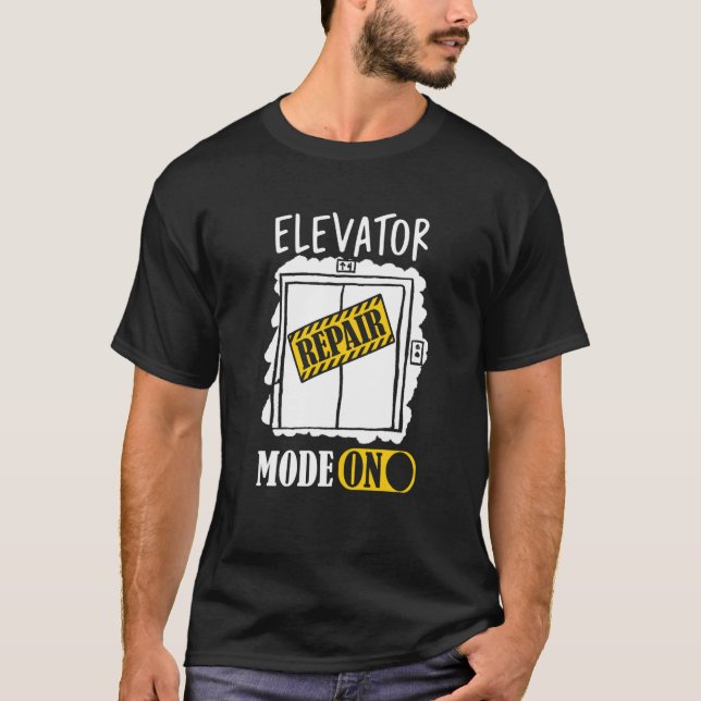 Camiseta Elevator Repair Mode (Modo De Reparo Do Elevador)  (Frente)