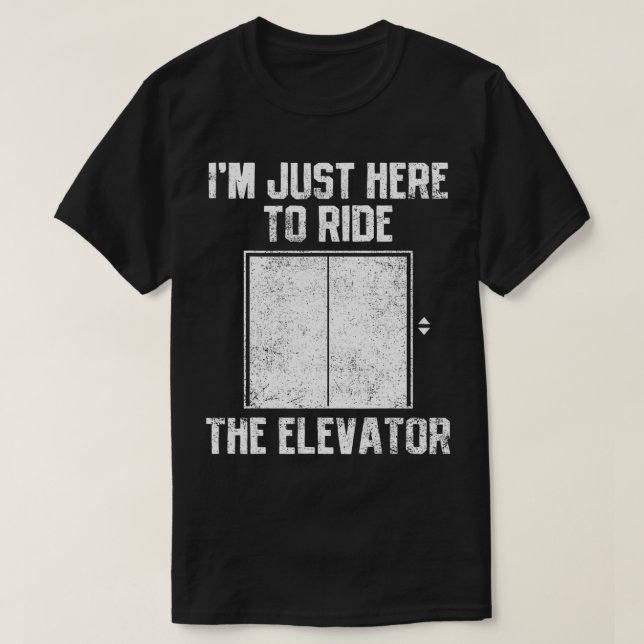 Camiseta Elevator Riding  (Frente do Design)