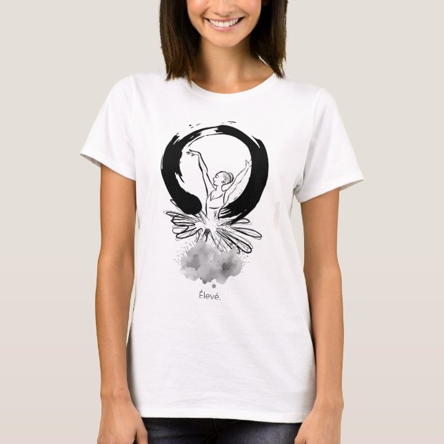 Camiseta Élevé Ballerina Enso Minimalist Tee (Frente)