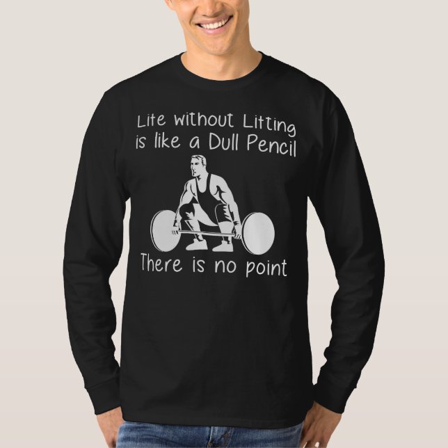 Camiseta Eleve seu estilo com humor - Vida sem Lifti (Frente)