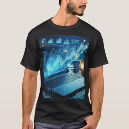 Camiseta Elevem seu espaço com arte inspirada em comércio. 