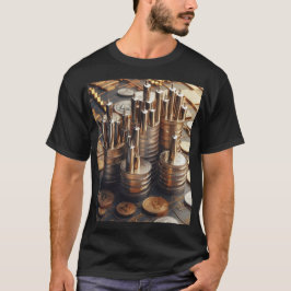 Camiseta Elevem seu espaço com arte inspirada em troca. 05