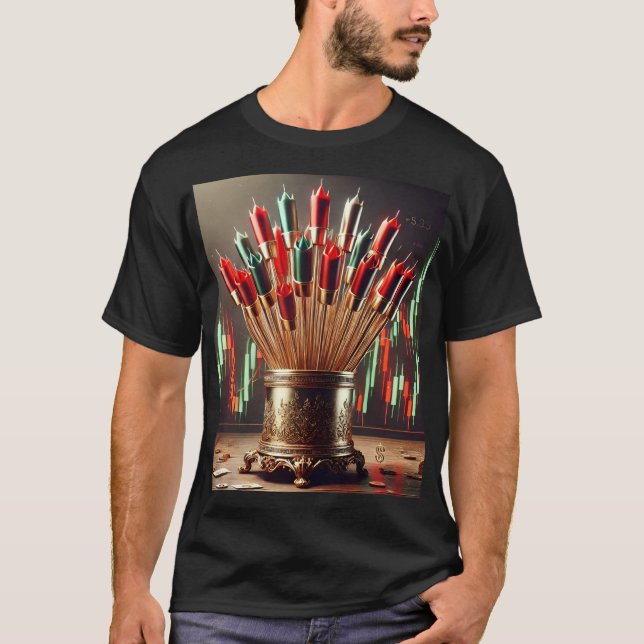 Camiseta Elevem seu espaço com arte inspirada no comércio.  (Frente)