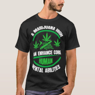 Camiseta Elevem sua mente o impacto das maconhas no abilo m