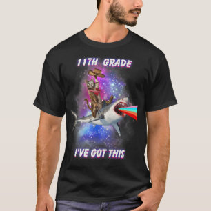 Camiseta Eleventh Grade School Ive Got This Cute Cat Shark