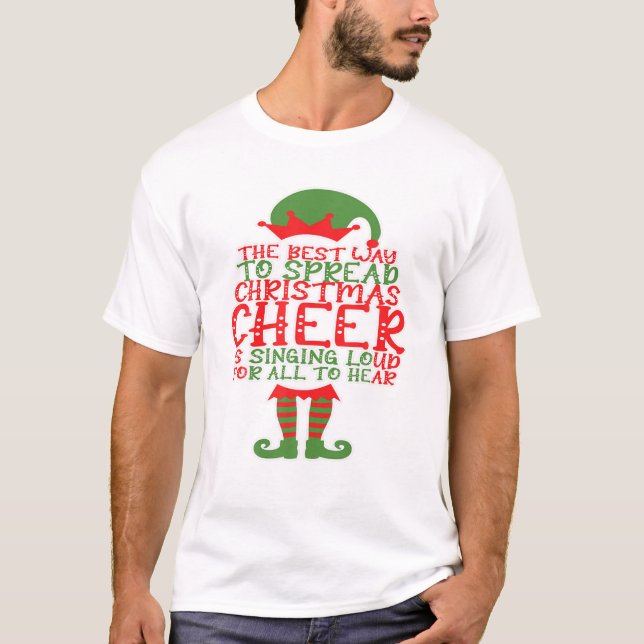 Camiseta Elf, A Melhor Maneira De Espalhar A Christma (Frente)