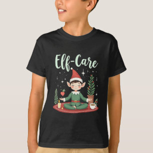 Camiseta Elf Care Engraçado Natal Elf Autoatendimento Mágic