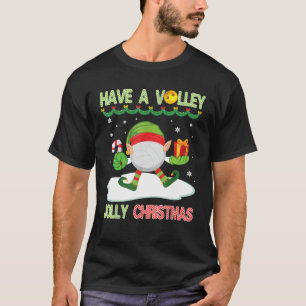 Camiseta Elf Dança De Presente De Voleibol Na Neve Tem Um 