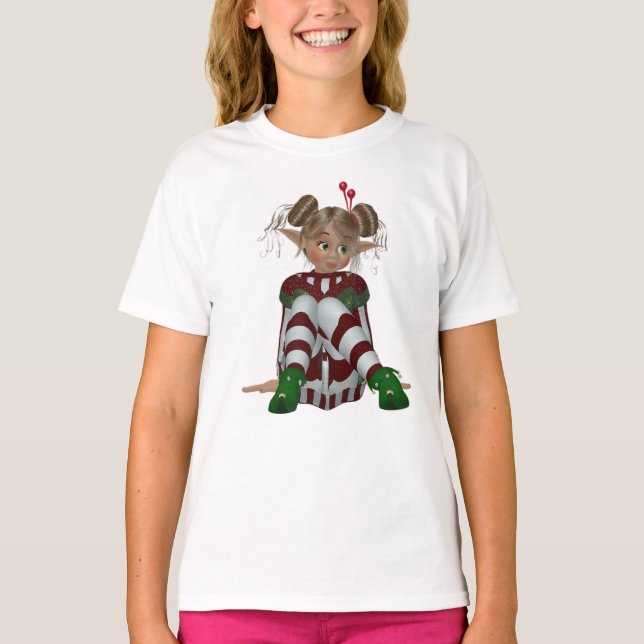 Camiseta Elf de Natal (Frente)
