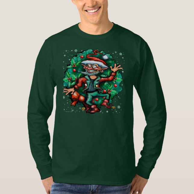 Camiseta Elf de Natal (Frente)