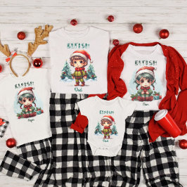 Camiseta Elf de Natal Personalizado