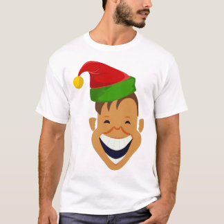 Camiseta Elf de Natal Rindo