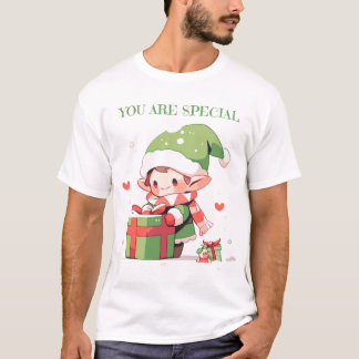 Camiseta Elf de Natal - Você é especial