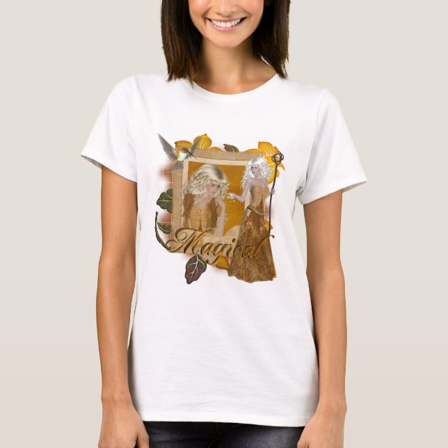 Camiseta Elf Design : Magical by MarloDee (Frente)