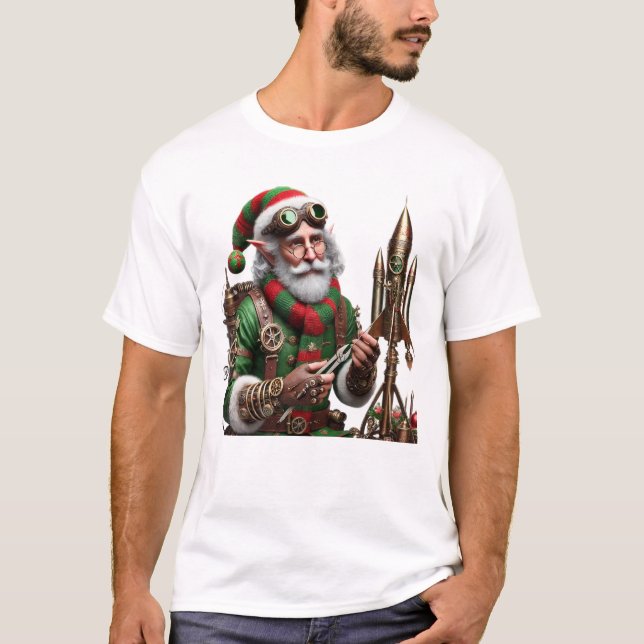 Camiseta Elf do Rocket Christmas (Frente)