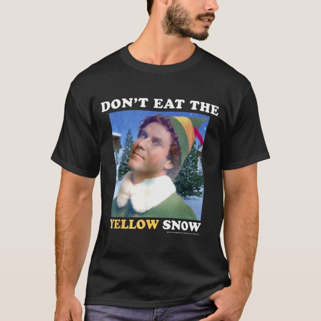 Camiseta Elf Don't Eat The Yellow Snow  (Frente)